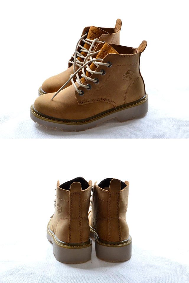 Casual Leather Doc Marten-støvler For Kvinner