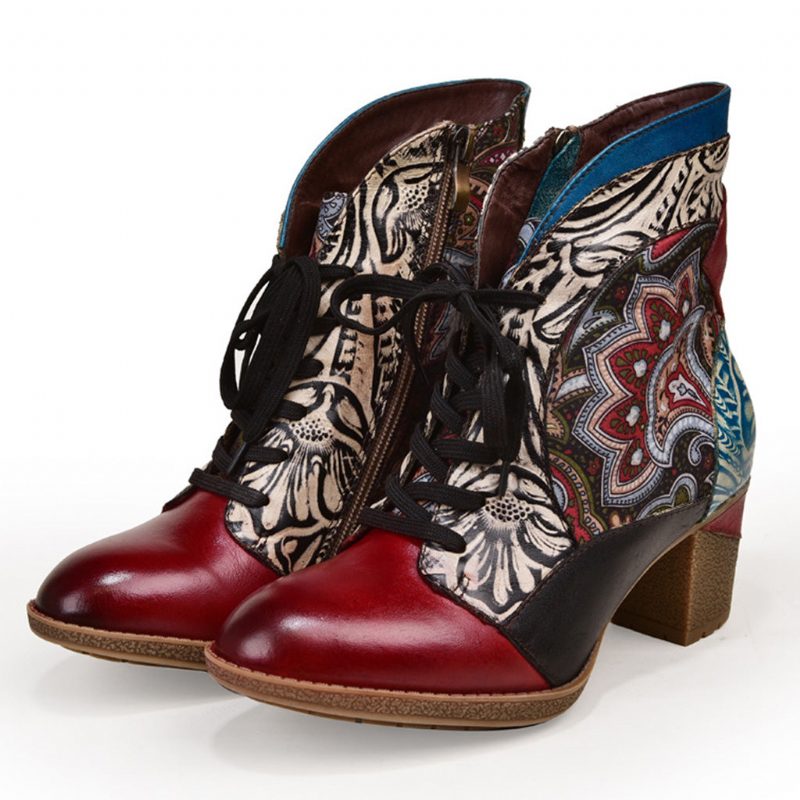 Høst Vinter Bohemian Ethnic Style Fashion Boots 36-42