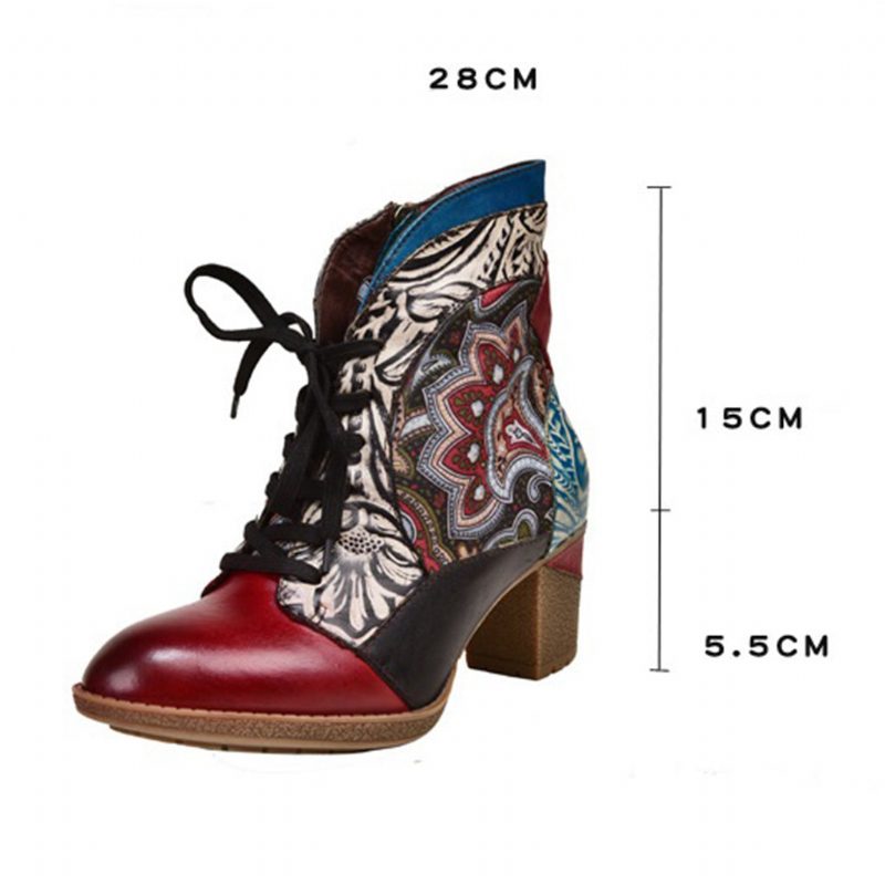 Høst Vinter Bohemian Ethnic Style Fashion Boots 36-42