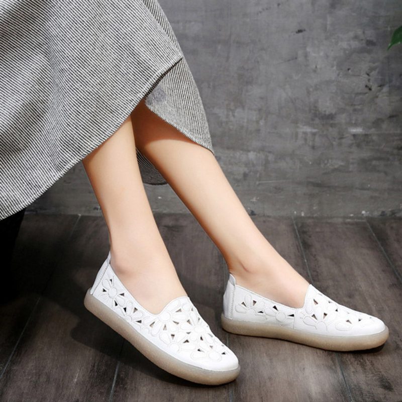 Hul Skinn Dame Casual Flat Sko 34-41 | Gave Sko