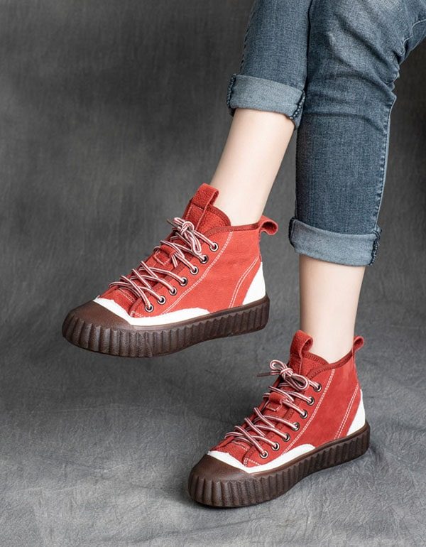 Casual Ankelsneakers For Kvinner