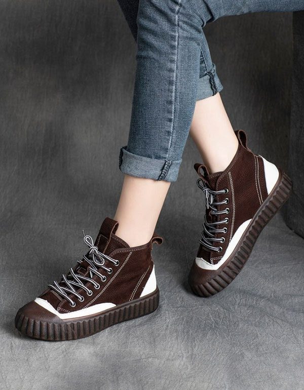 Casual Ankelsneakers For Kvinner