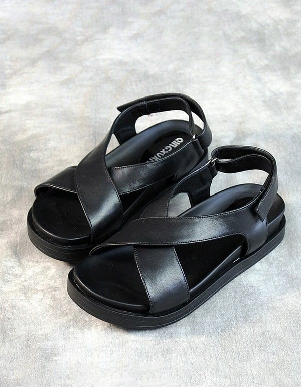 Nye Cross Strap Summer Beach Sandaler