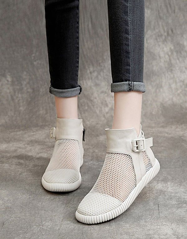 Sommer Soft Leather Mesh Sandals Boots