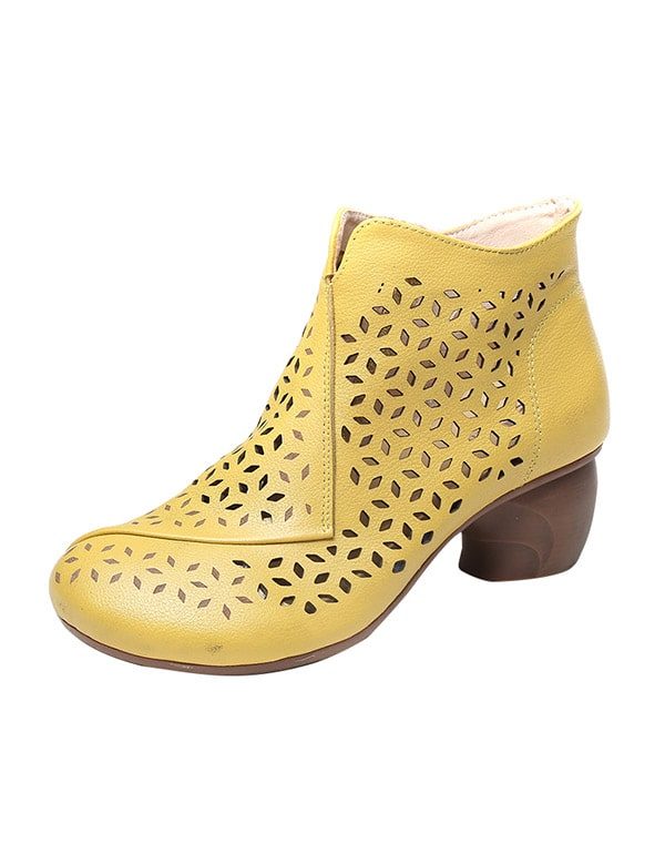 Dame Sommer Hule Retro Chunky Boots