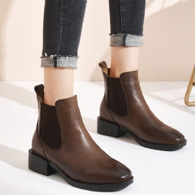 Autumn Winter Leather Retro Chelsea Boots | Gave Sko