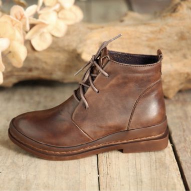 Casual Leather Martin Boots |gavesko