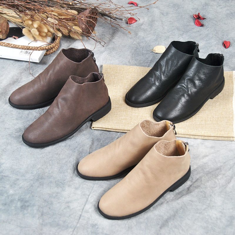 Chelsea Velvet Simple Casual Boots | Gave Sko