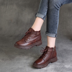 Retro Casual Komfortable Short Boots | Gave Sko