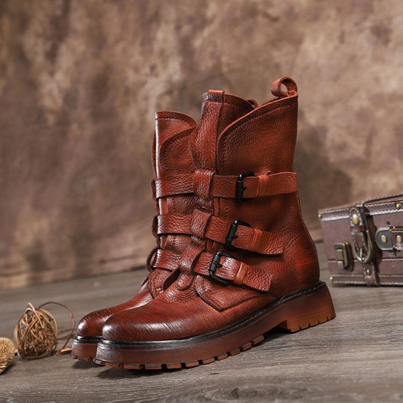 Retro Skinnspenne Martin Boots | Gave Sko