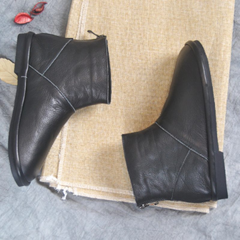 Retro Velvet Chelsea Boots-sort | Gave Sko