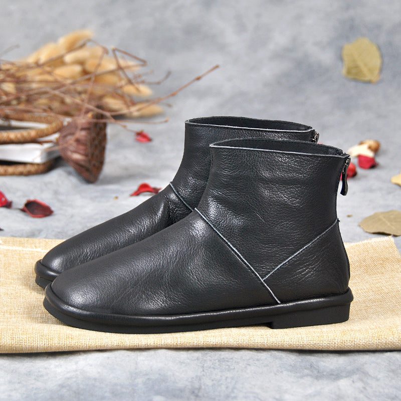 Retro Velvet Chelsea Boots-sort | Gave Sko