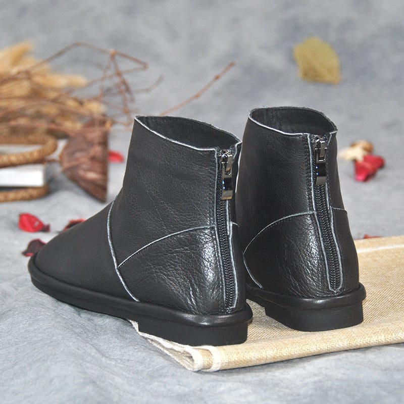 Retro Velvet Chelsea Boots-sort | Gave Sko