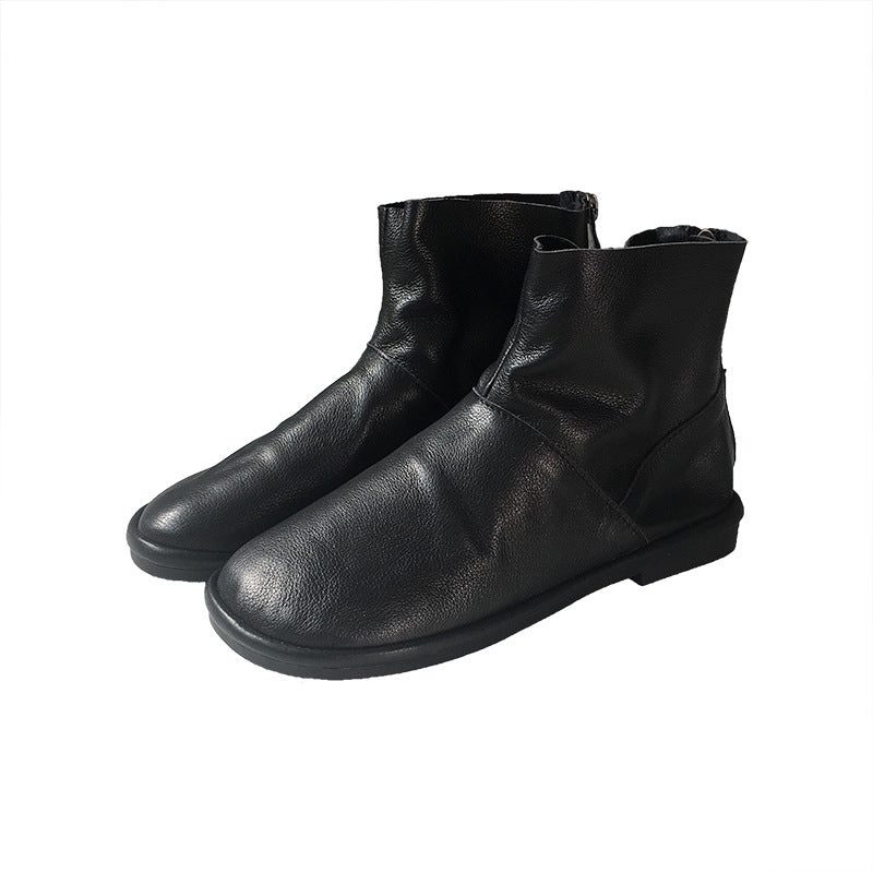 Retro Velvet Chelsea Boots-sort | Gave Sko