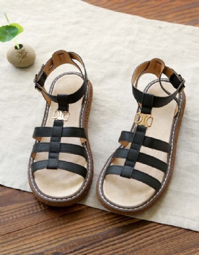 Håndlagde Retro Strappy Sandals Holiday