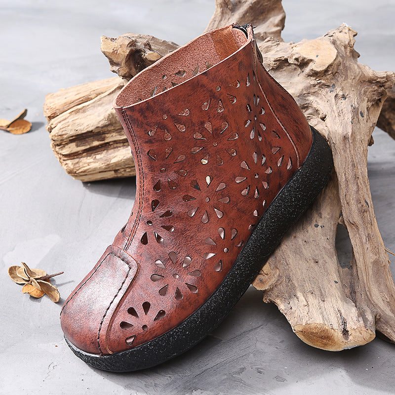 Retro Hollow Wedge Sandaler | Gave Sko