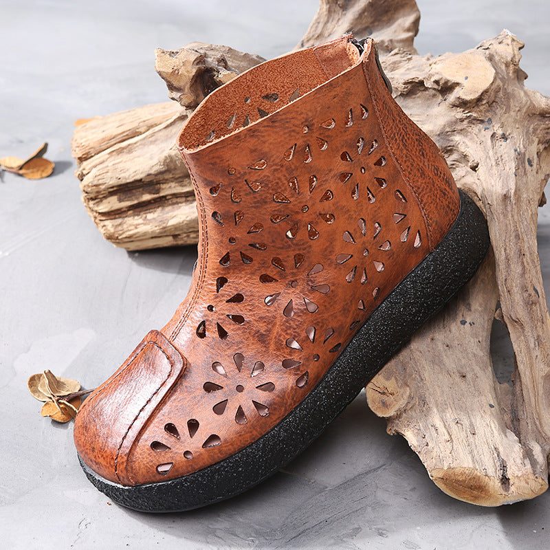 Retro Hollow Wedge Sandaler | Gave Sko