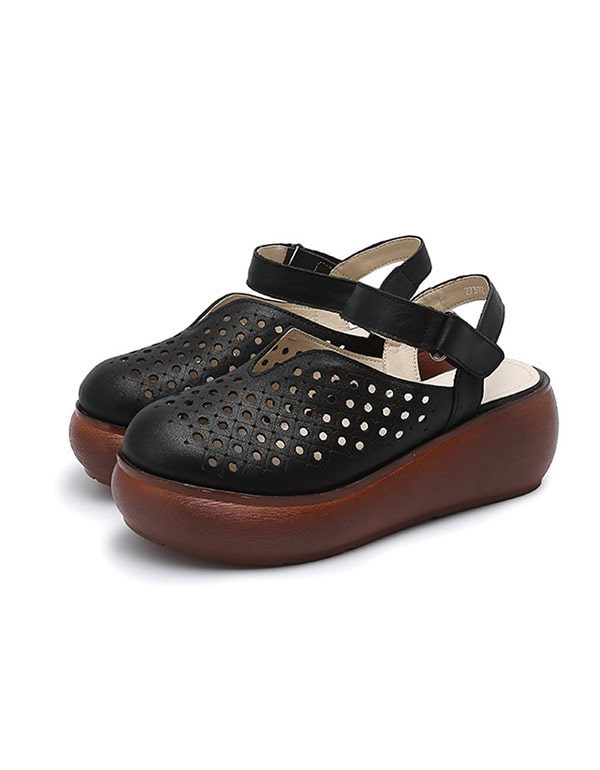 Retro-sandaler Med Slingback For Kvinner