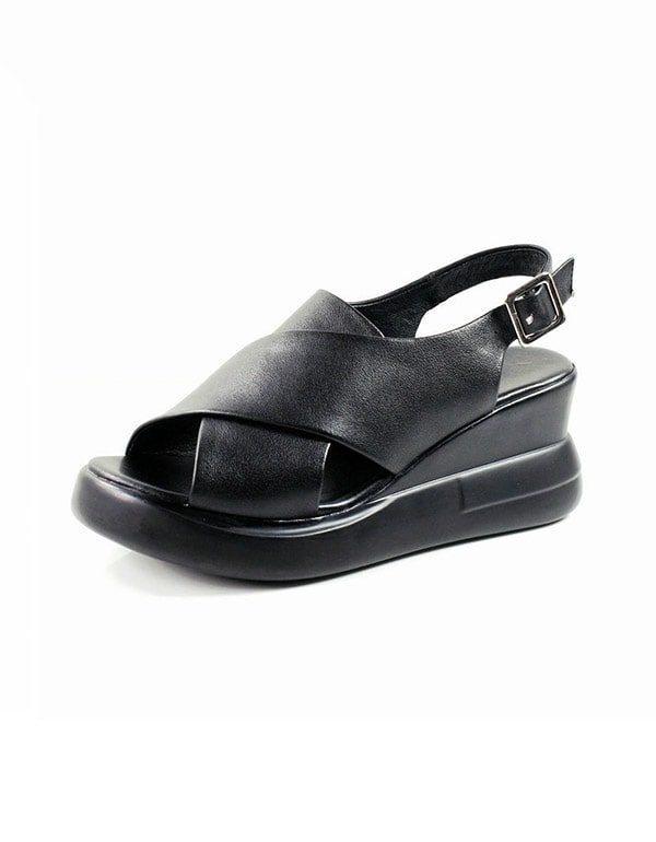 Slingback-sandaler For Kvinner Med Kilebånd