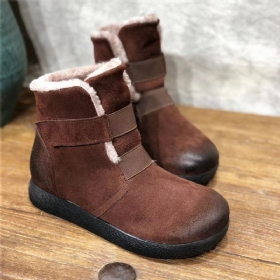 Winter Warm Leather Short Boots For Kvinner | Gave Sko