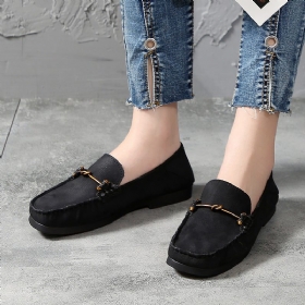 Enkle Uformelle Komfortable Flat Loafers