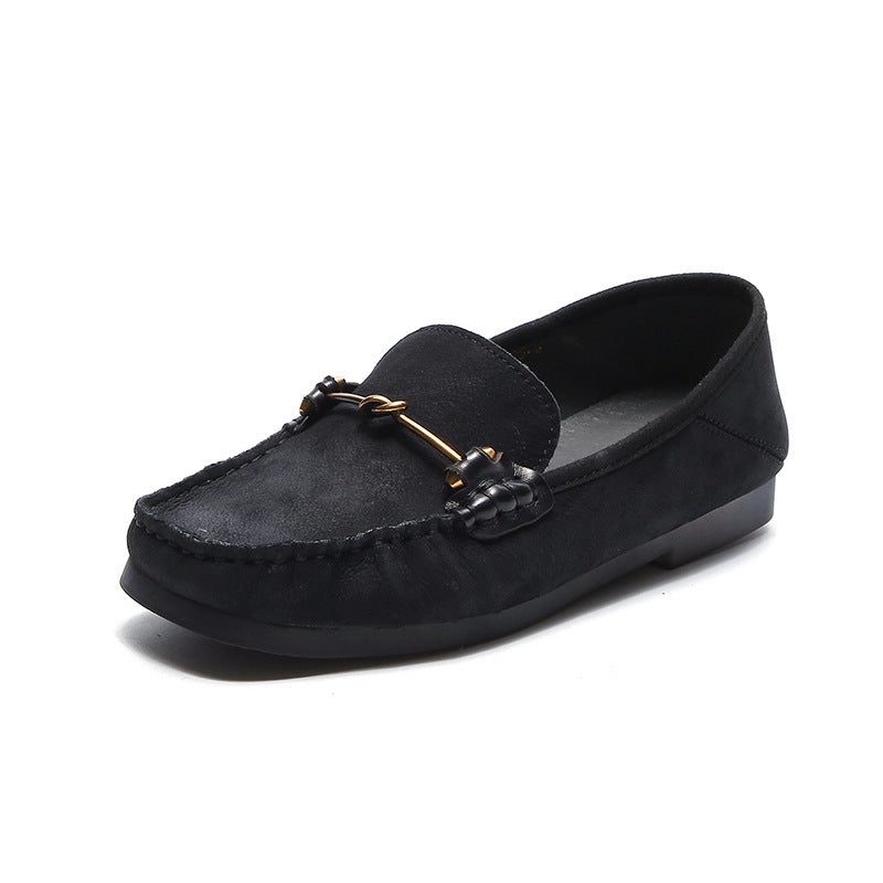 Enkle Uformelle Komfortable Flat Loafers