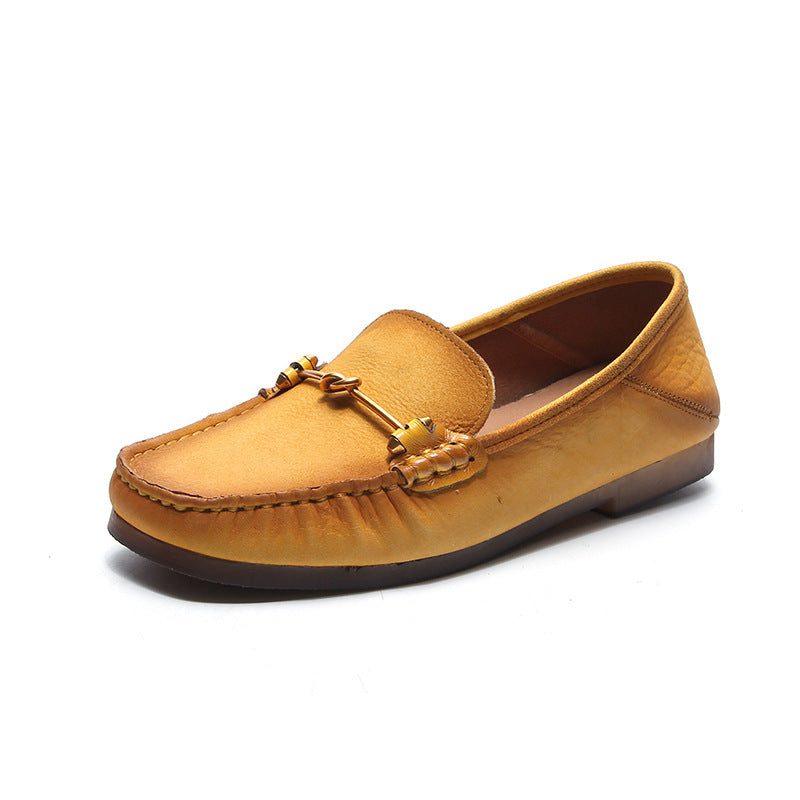 Enkle Uformelle Komfortable Flat Loafers