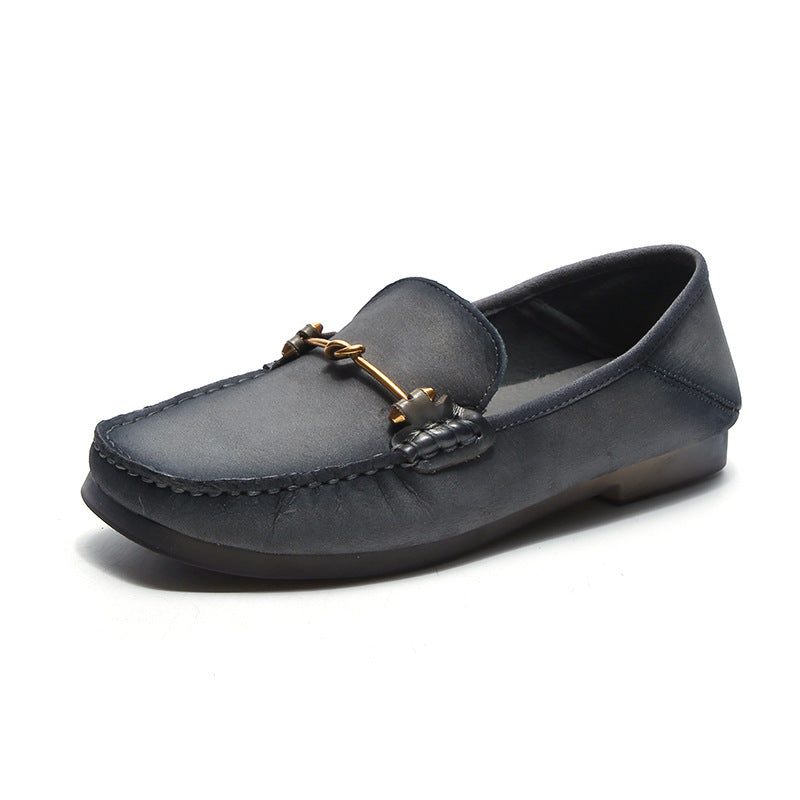 Enkle Uformelle Komfortable Flat Loafers