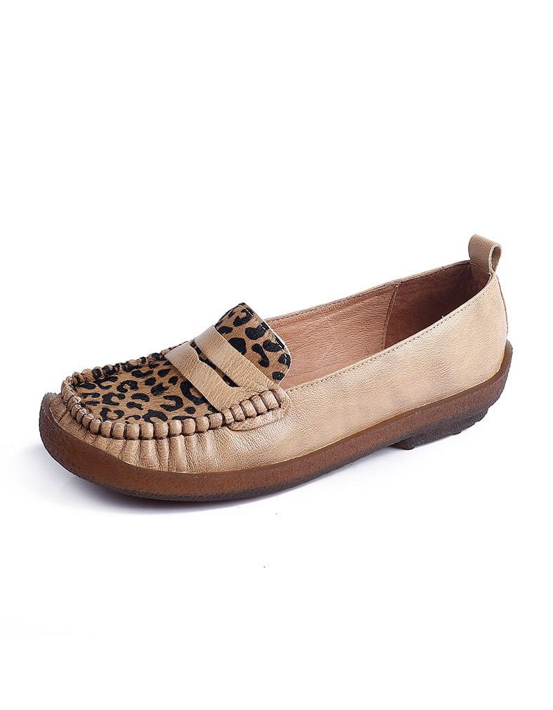 Retro Leopard Flat Komfortable Loafers