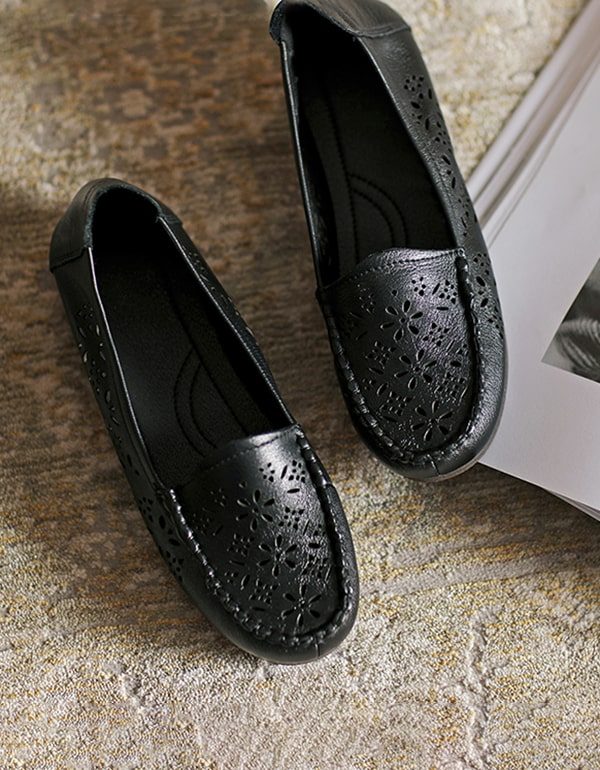 Retro Skinn Slip-on Comfy Loafers