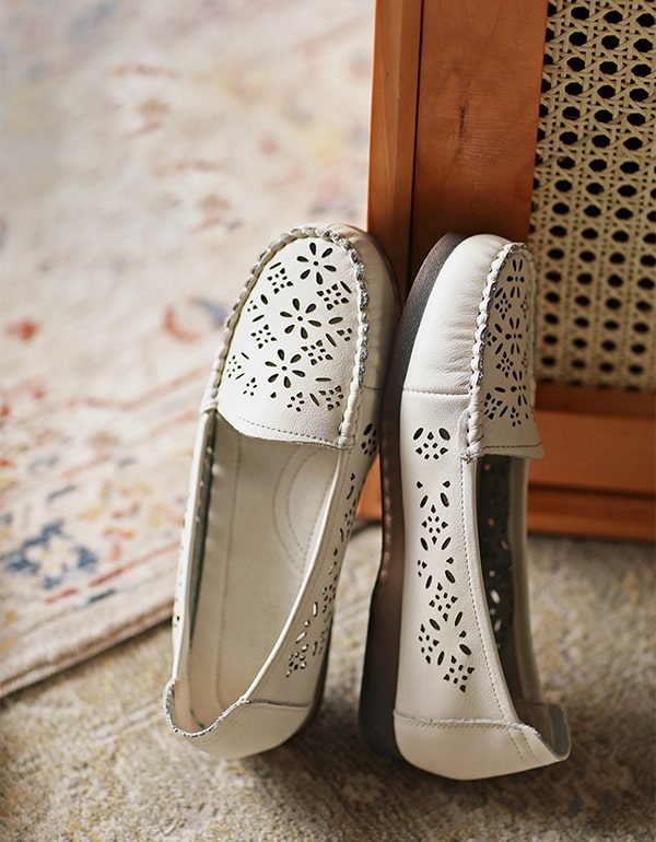 Retro Skinn Slip-on Comfy Loafers