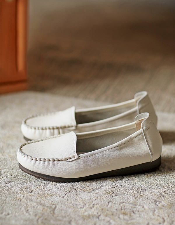 Retro Skinn Slip-on Comfy Loafers