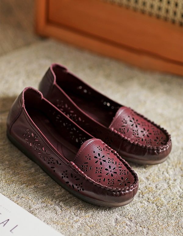 Retro Skinn Slip-on Comfy Loafers