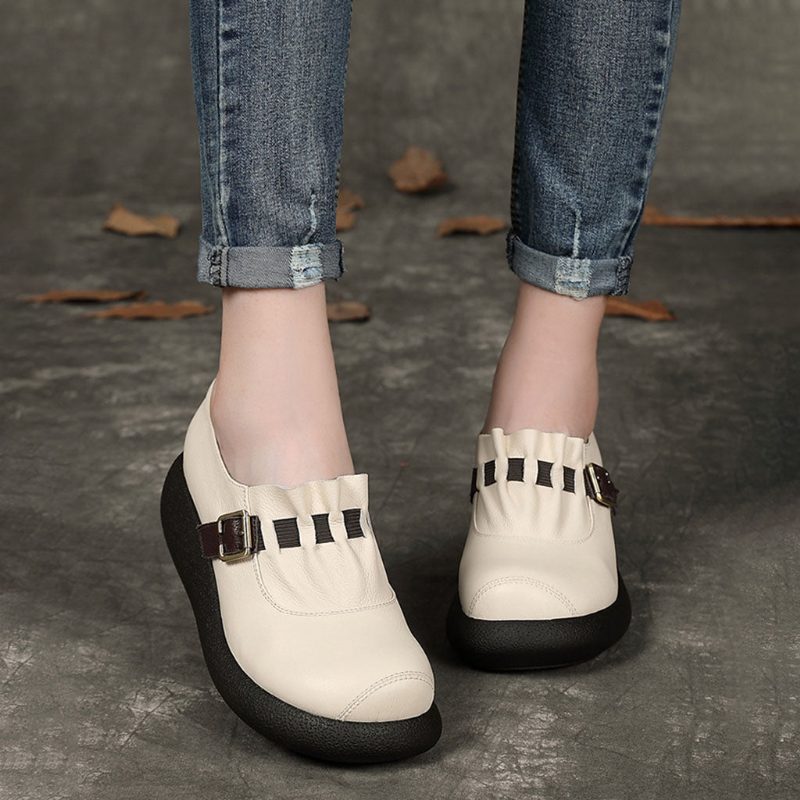 Spring Spenne Wedge Retro Sko