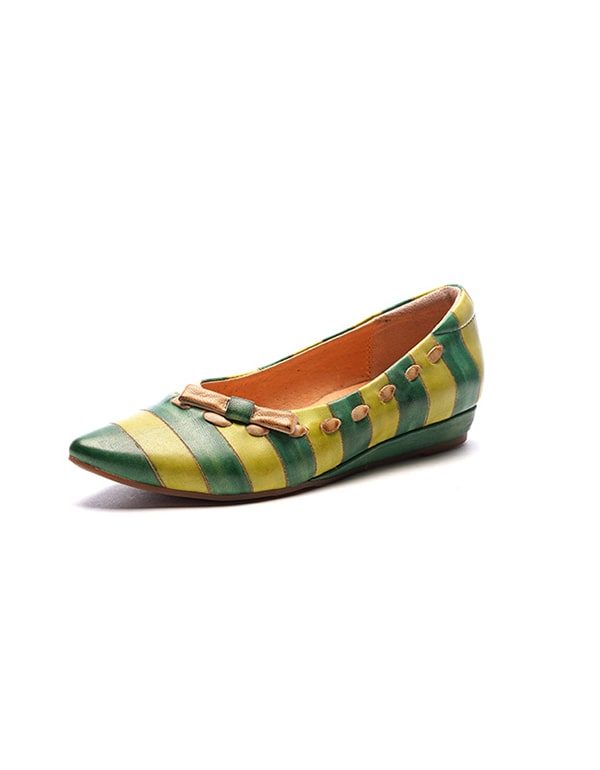 Spring Stripe Slip-on Spisse Flate Sko