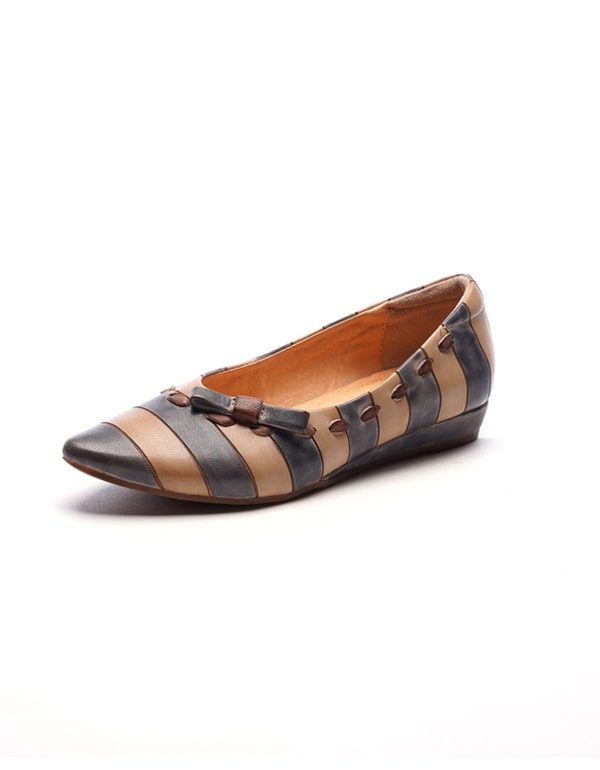 Spring Stripe Slip-on Spisse Flate Sko