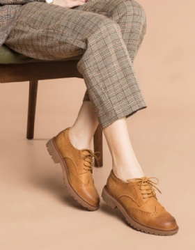 Brock Leather 2022 Spring Autumn British Oxford Shoes