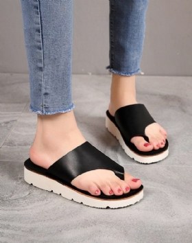 Sommer Skinn Mote Flip Flops