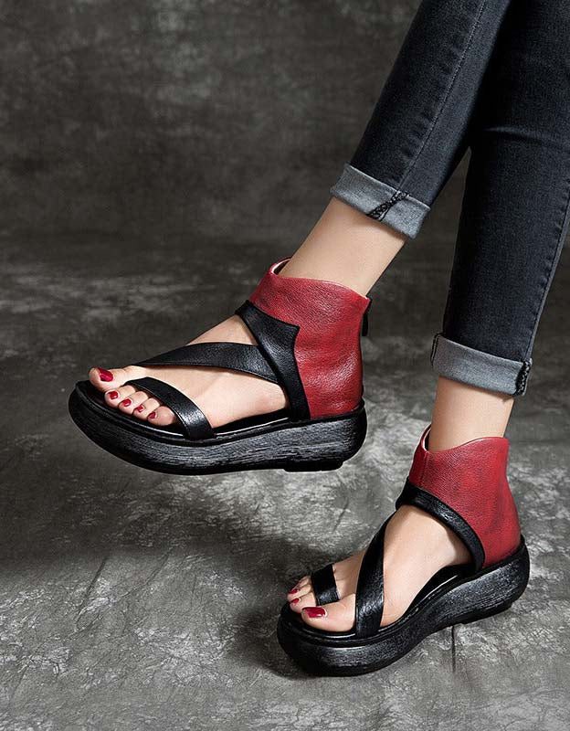 Summer Wedge Retro Fashion Strap Sandaler