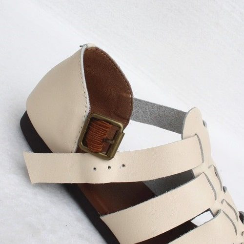 Vintage Strappy Close-toe Flat Sandaler | 35-41