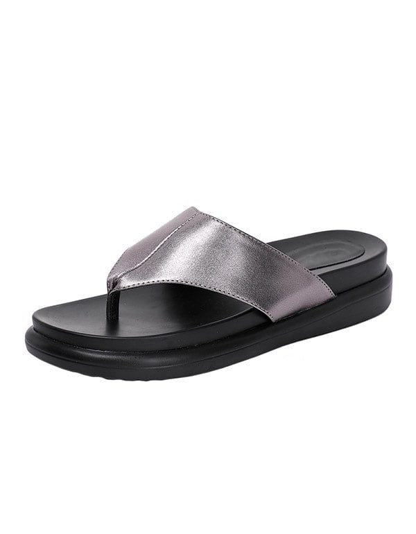 Summer Beach Sølv Flip Flop Tøfler